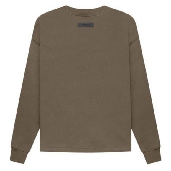 Essentials Fear of God Relaxed Wood Crewneck Fleece Oversized Sweatshirt NWT - Picture 2 of 12